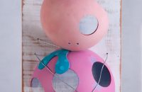 “You”| from “The Sky Is Partly Cloudy” Series| Mixed Media: Fiberglass, Wood, Paint, Glue, etc| 40x 30x 20 cm| Unique Edition| 2010