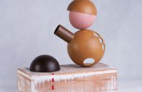 “Soldier- Inspired by Legend of Arash The Archer- 1“| from “The Sky Is Partly Cloudy” Series| Mixed media: Fiberglass, Wood, Paint, glue, etc| 50x 25x 25 cm| Unique Edition, 2010